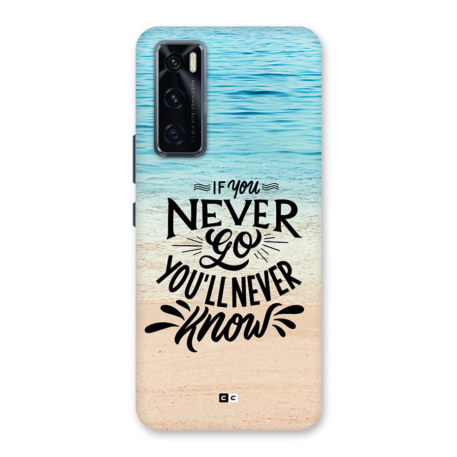 Will Never Know Back Case for Vivo V20 SE