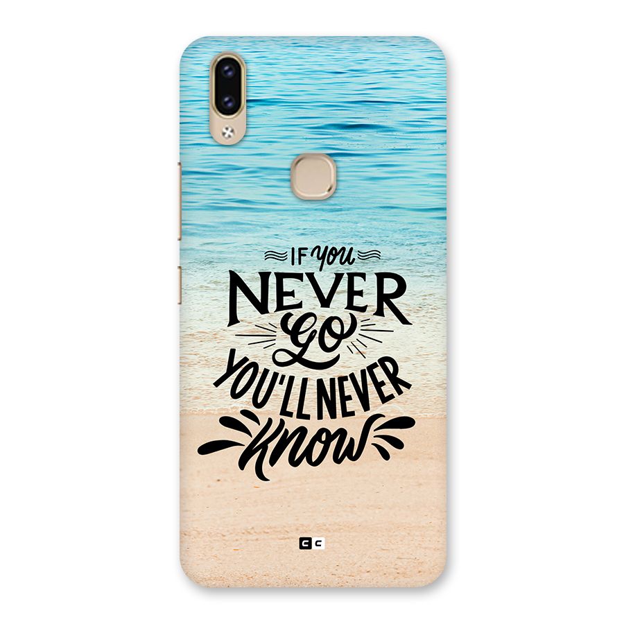 Will Never Know Back Case for Vivo V9 Youth