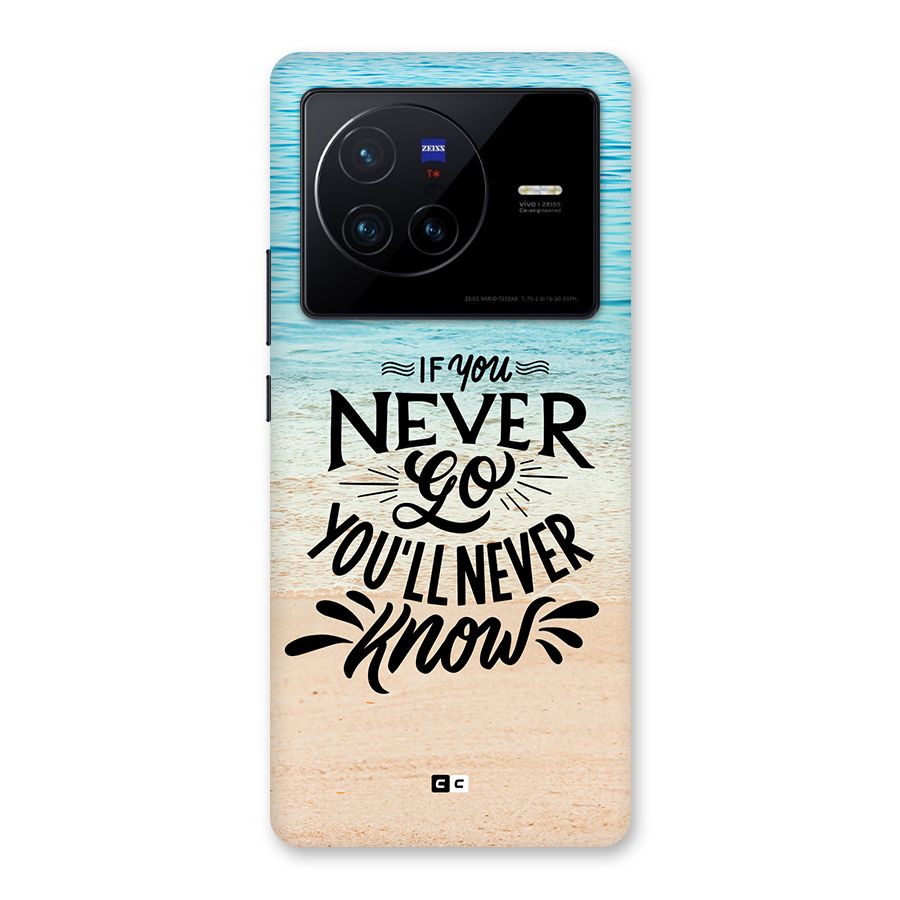 Will Never Know Back Case for Vivo X80