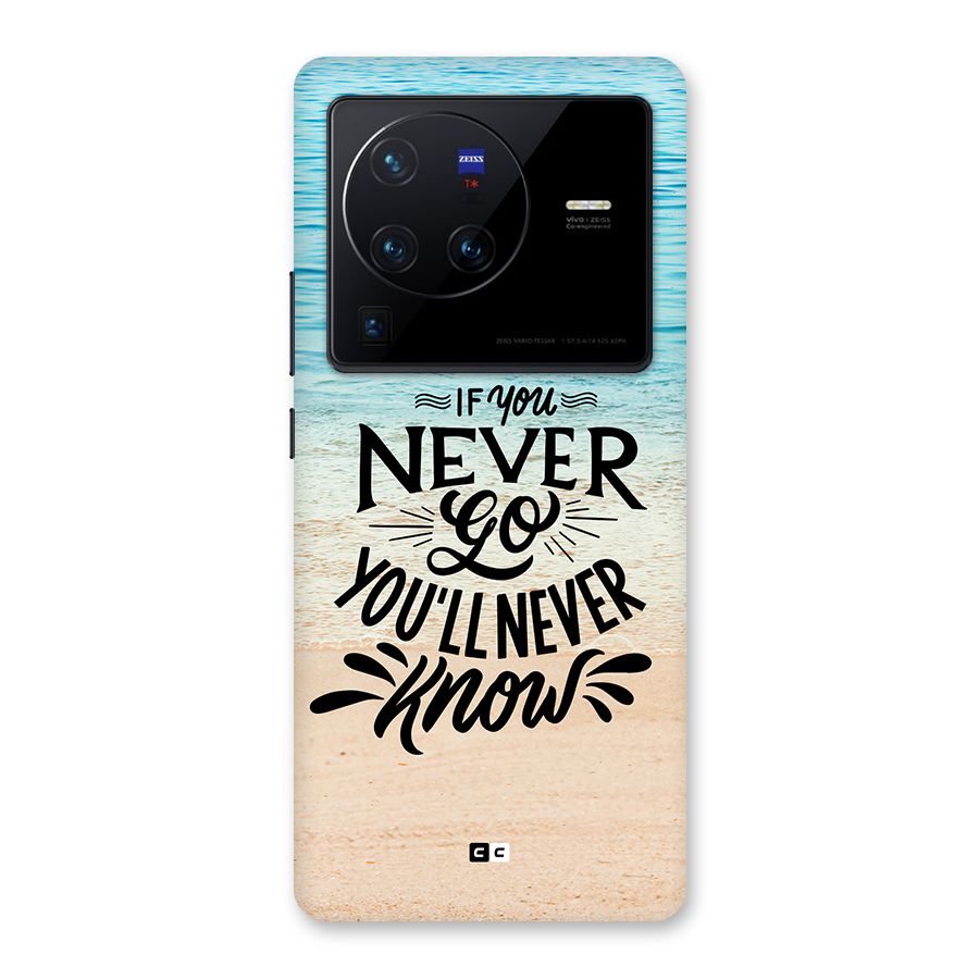 Will Never Know Back Case for Vivo X80 Pro