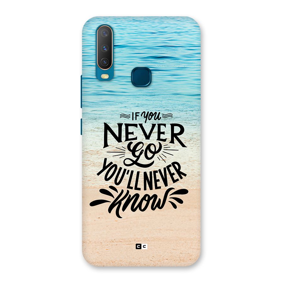 Will Never Know Back Case for Vivo Y11