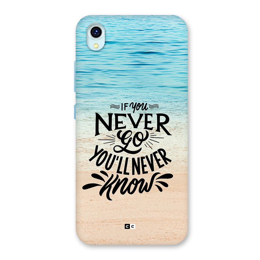 Will Never Know Back Case for Vivo Y1s