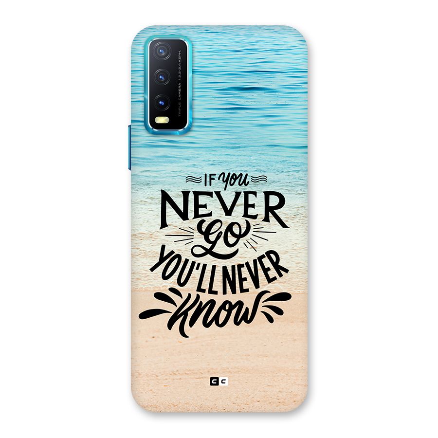 Will Never Know Back Case for Vivo Y20A
