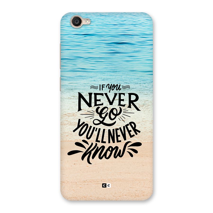 Will Never Know Back Case for Vivo Y55L