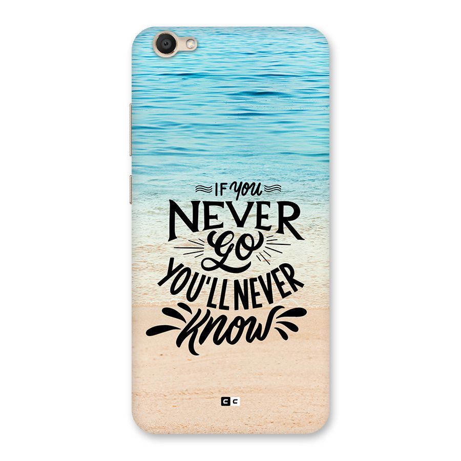 Will Never Know Back Case for Vivo Y67