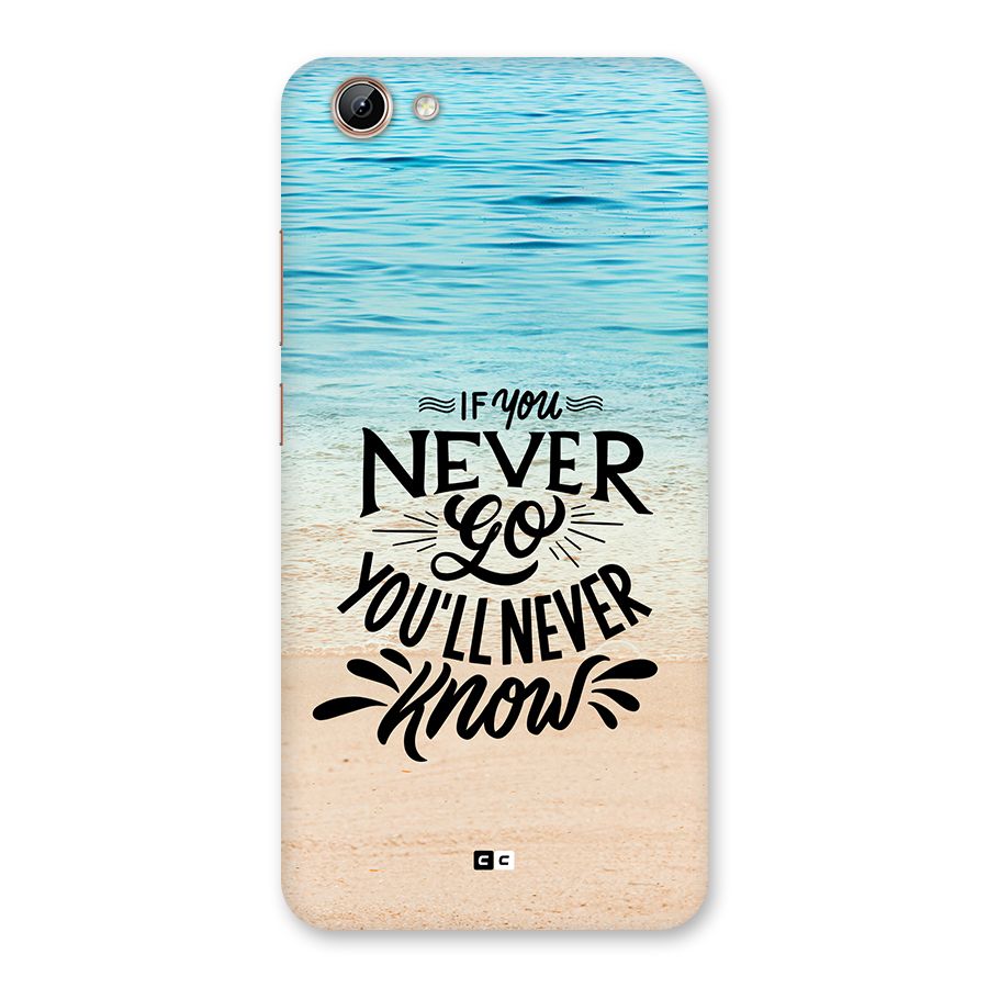 Will Never Know Back Case for Vivo Y71