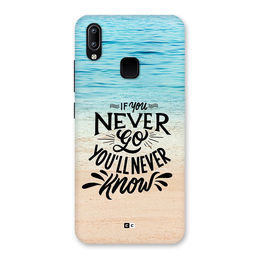 Will Never Know Back Case for Vivo Y93