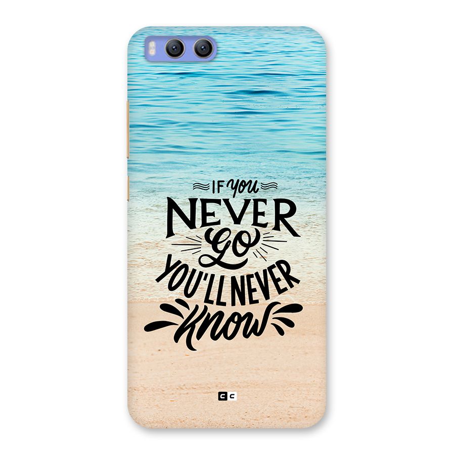Will Never Know Back Case for Xiaomi Mi 6