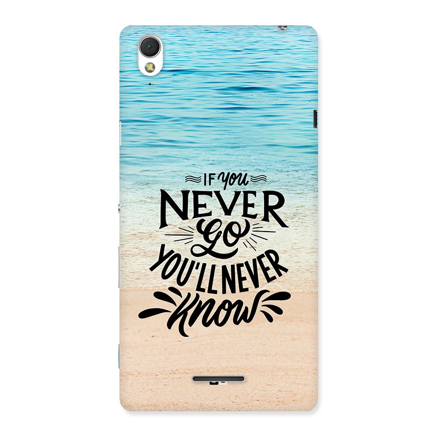Will Never Know Back Case for Xperia T3
