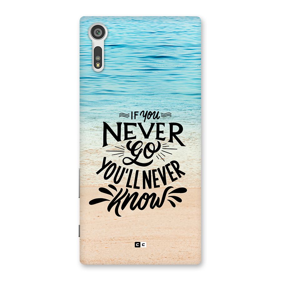 Will Never Know Back Case for Xperia XZ