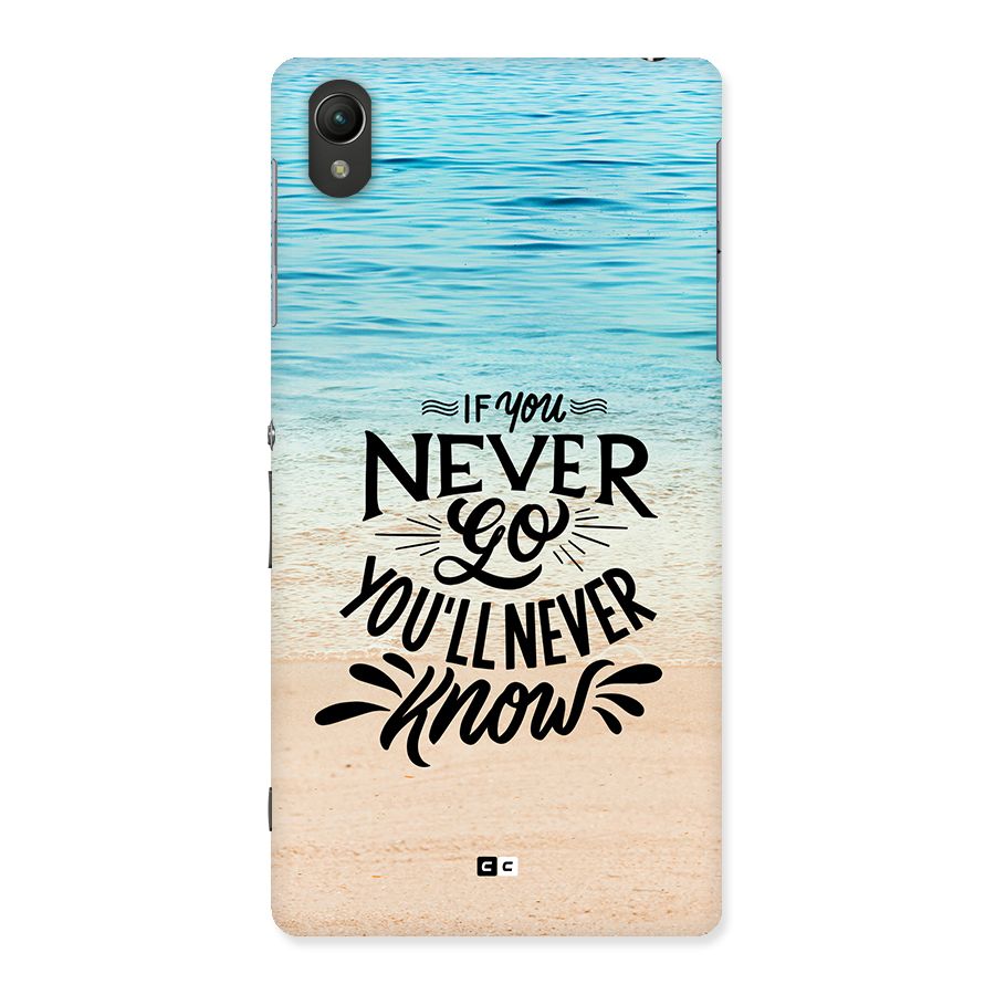 Will Never Know Back Case for Xperia Z2