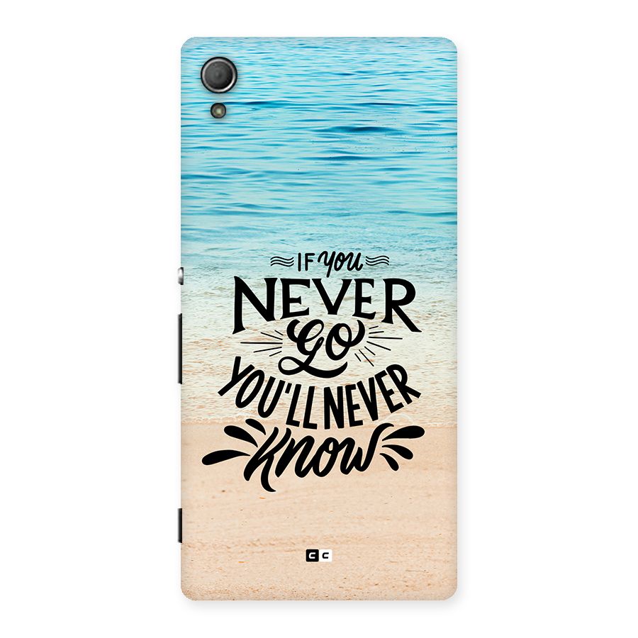 Will Never Know Back Case for Xperia Z3 Plus