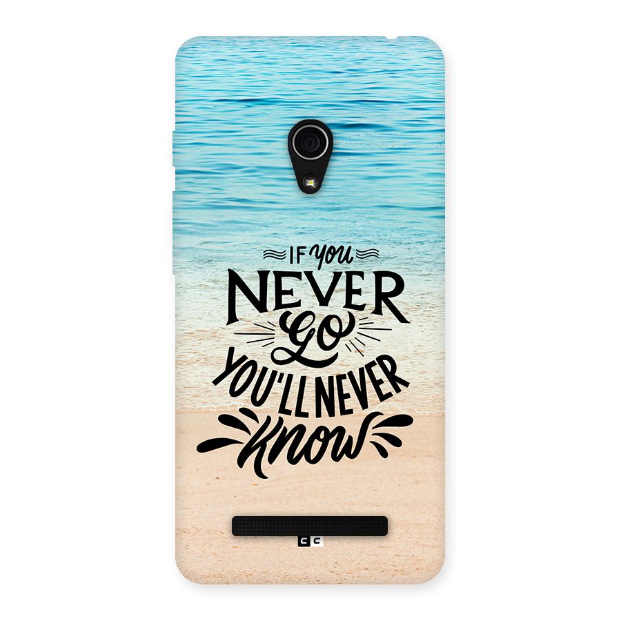 Will Never Know Back Case for Zenfone 5