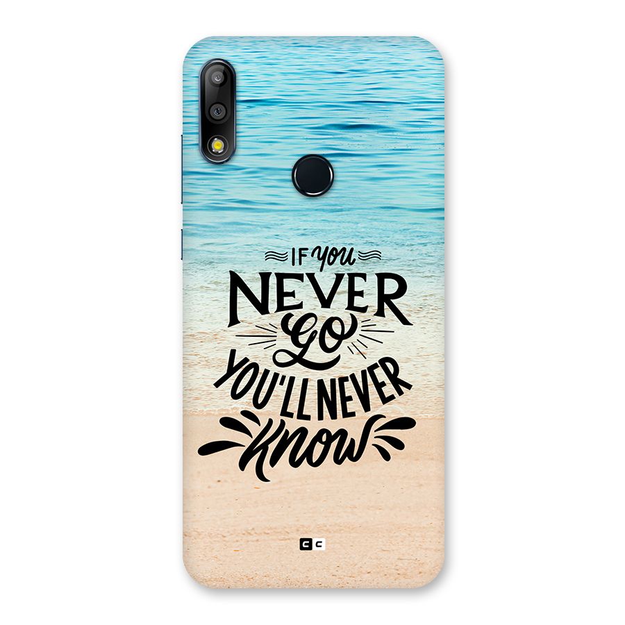 Will Never Know Back Case for Zenfone Max Pro M2