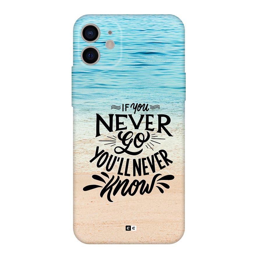 Will Never Know Back Case for iPhone 11
