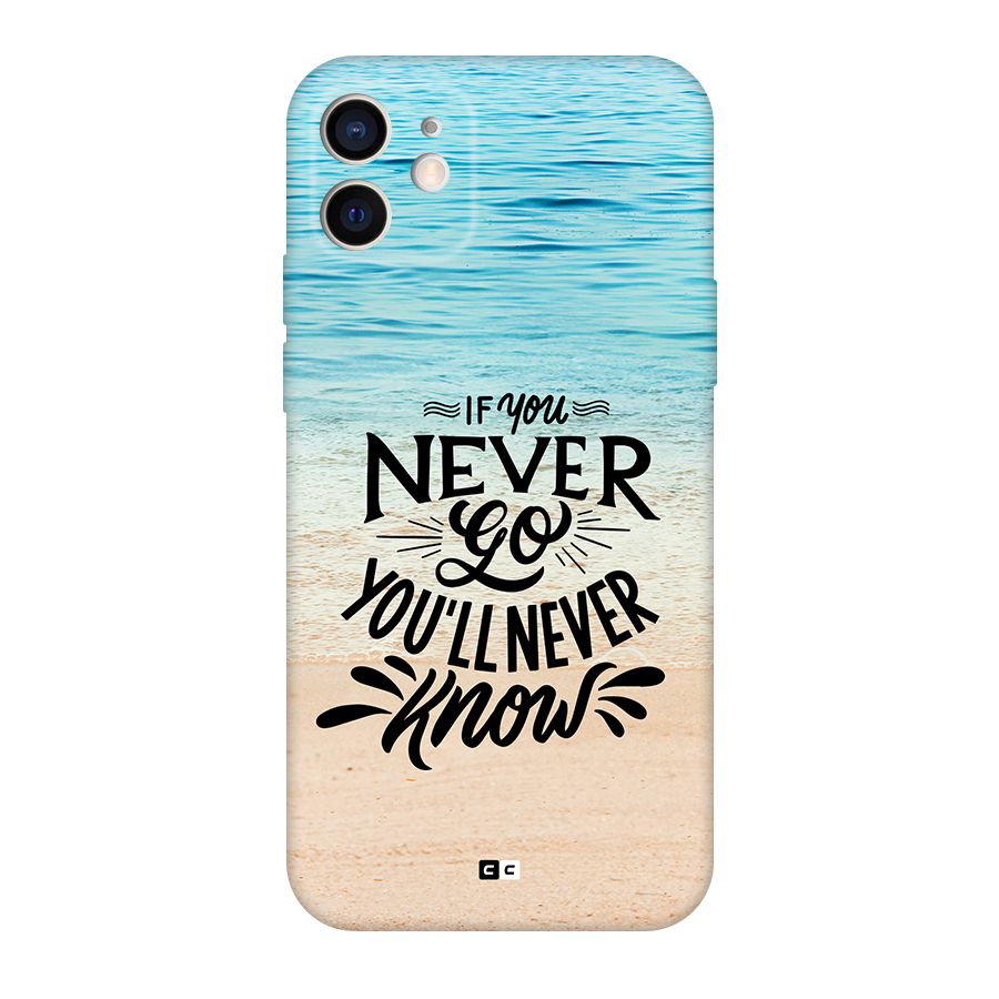 Will Never Know Back Case for iPhone 12
