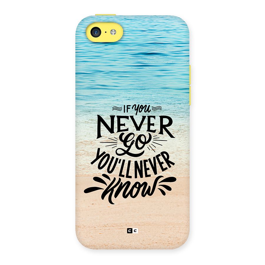 Will Never Know Back Case for iPhone 5C