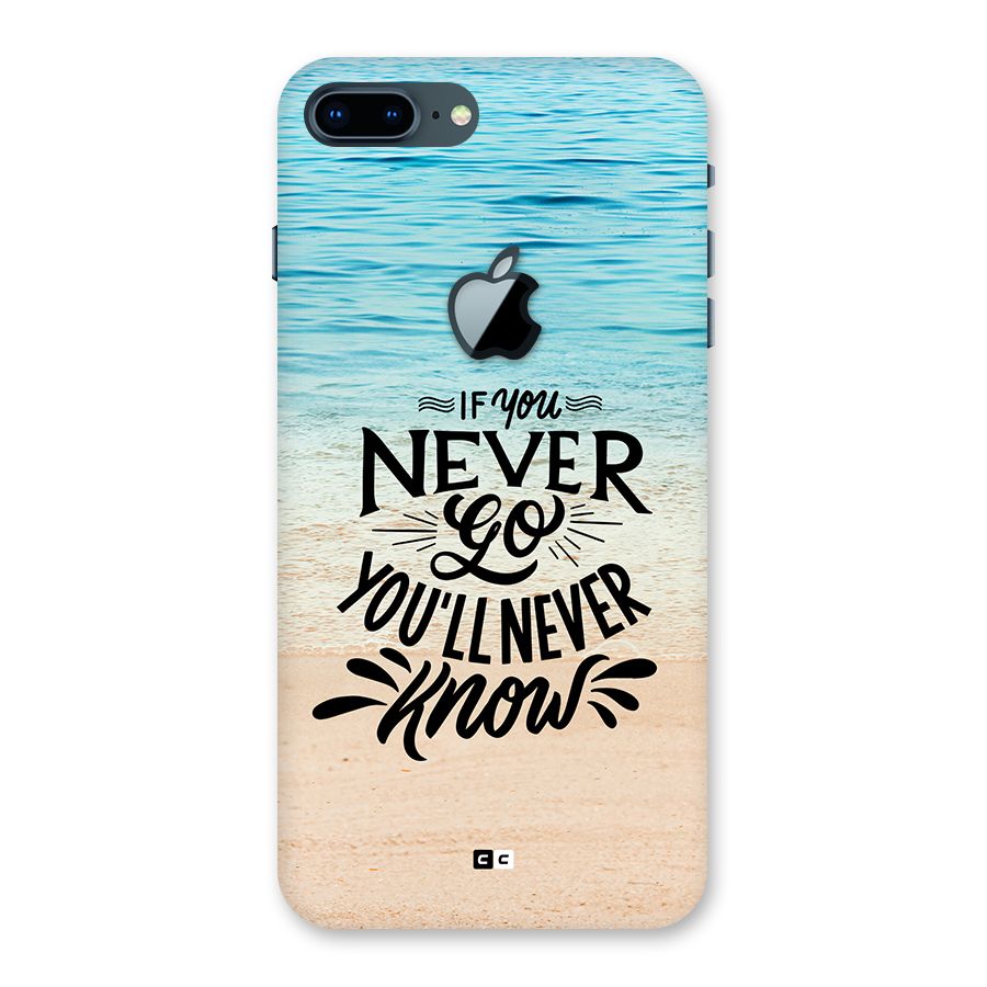 Will Never Know Back Case for iPhone 7 Plus Apple Cut