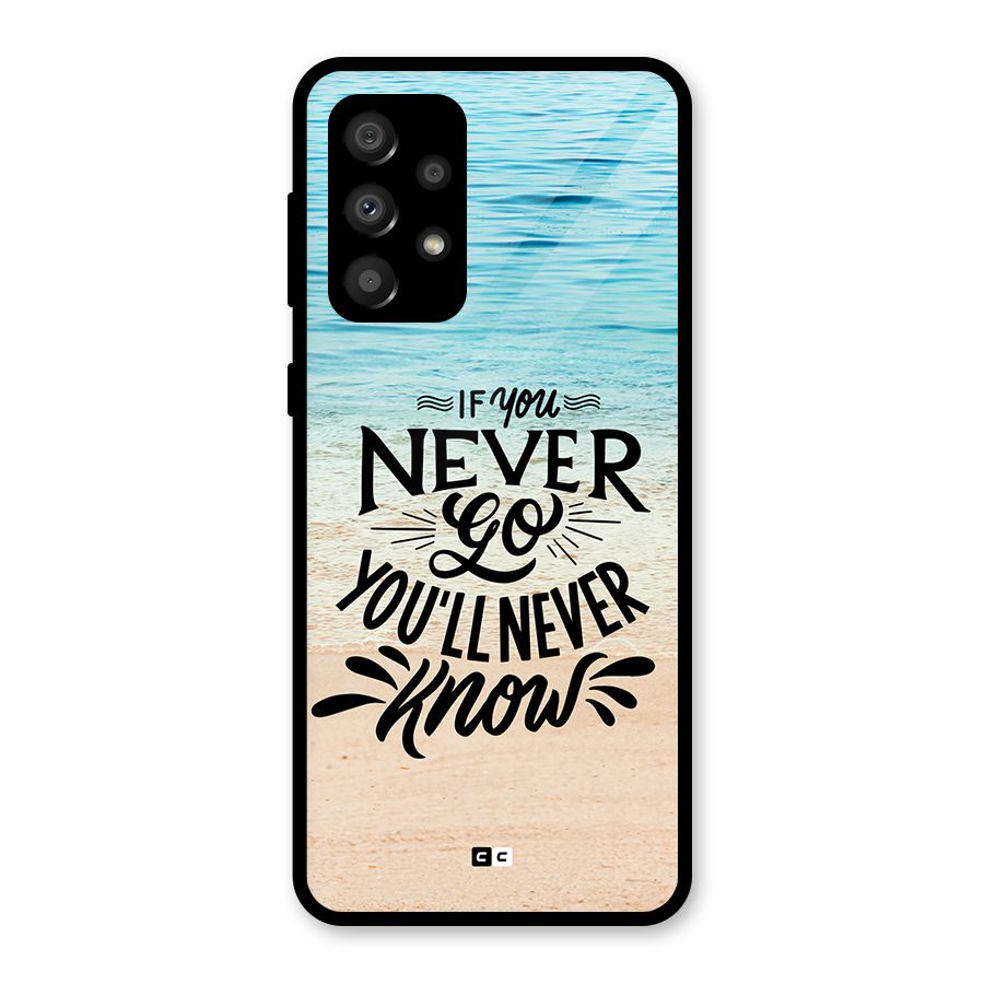 Will Never Know Glass Back Case for Galaxy A32