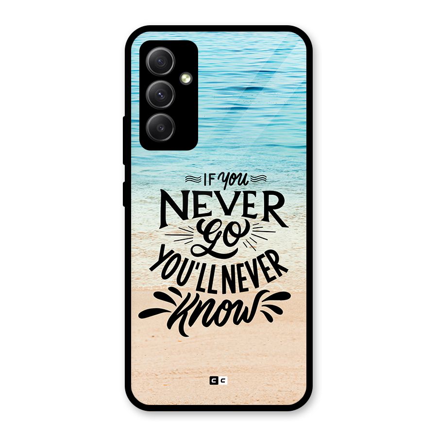 Will Never Know Glass Back Case for Galaxy A34