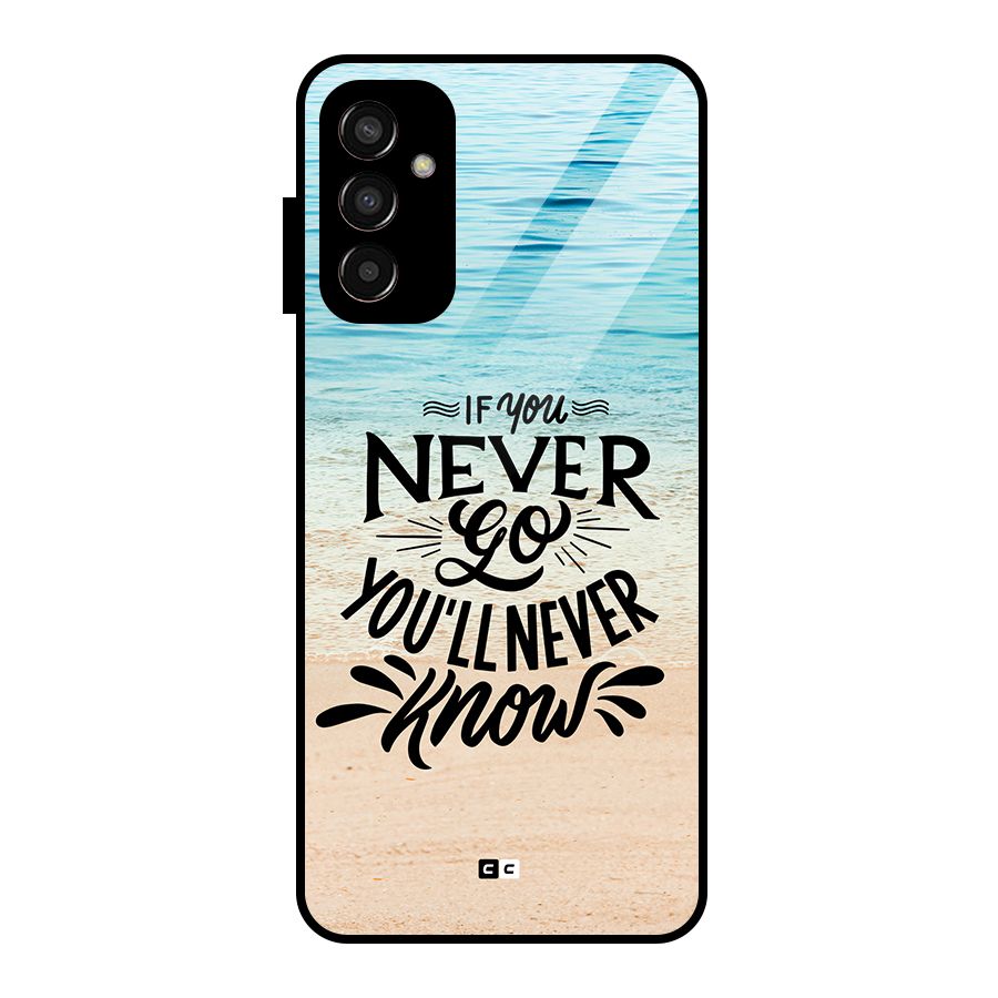 Will Never Know Glass Back Case for Galaxy F13