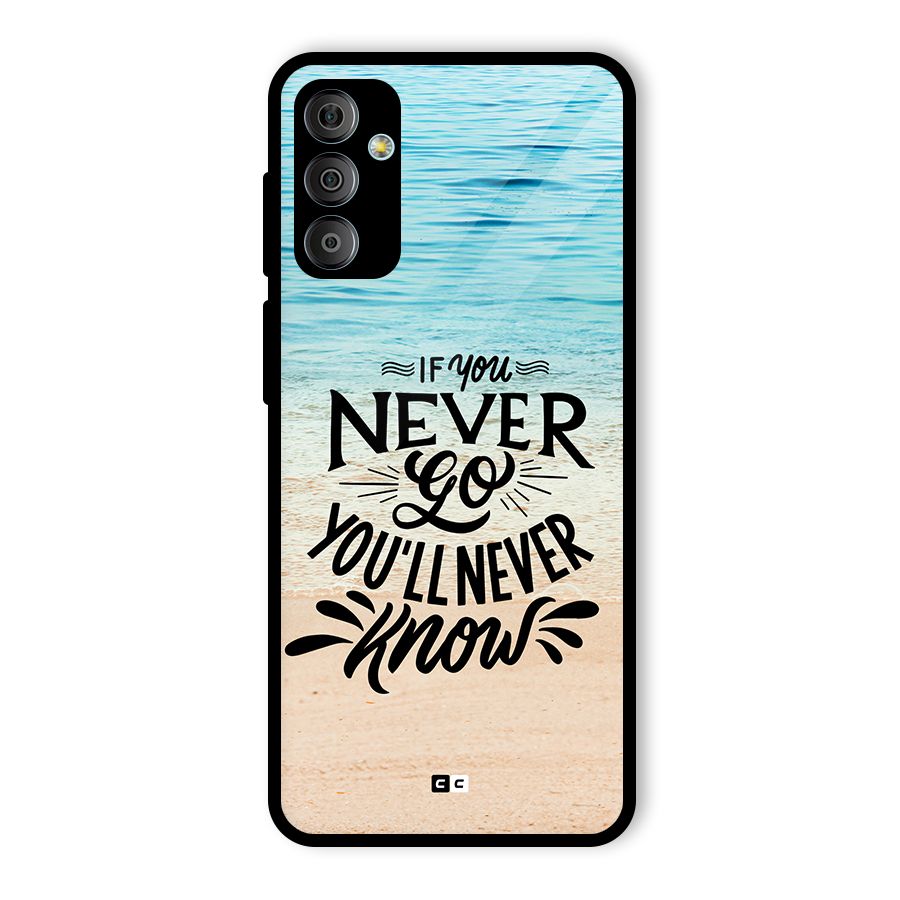 Will Never Know Glass Back Case for Galaxy F23