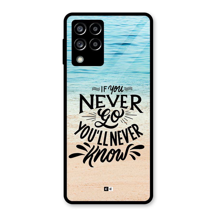 Will Never Know Glass Back Case for Galaxy M53 5G
