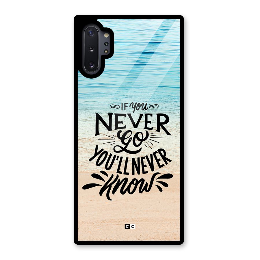 Will Never Know Glass Back Case for Galaxy Note 10 Plus