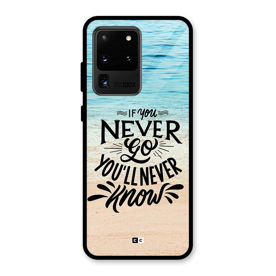 Will Never Know Glass Back Case for Galaxy S20 Ultra