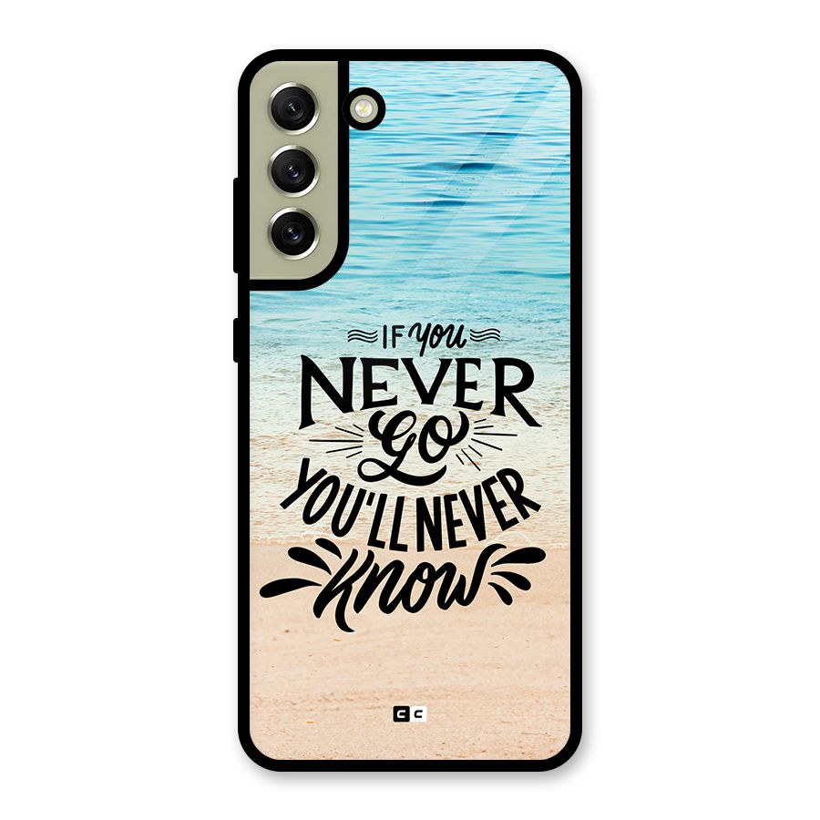 Will Never Know Glass Back Case for Galaxy S21 FE 5G