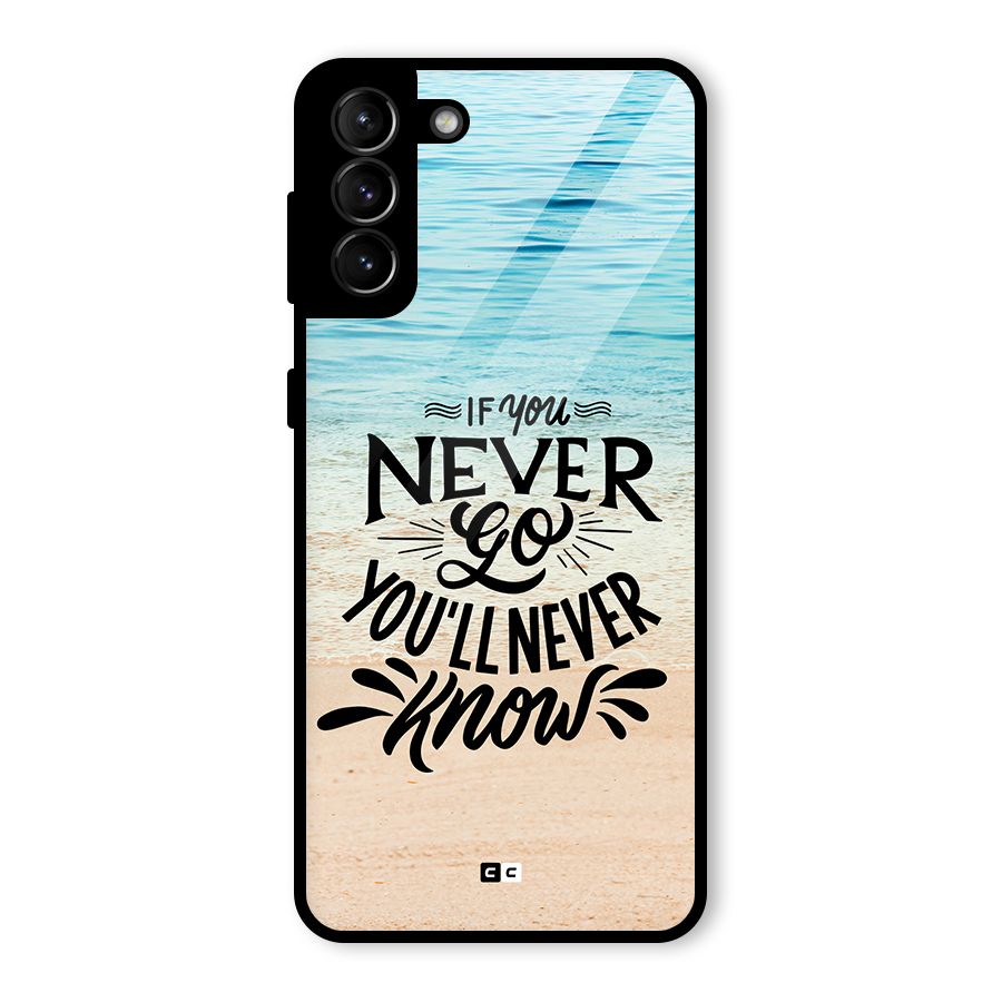 Will Never Know Glass Back Case for Galaxy S21 Plus