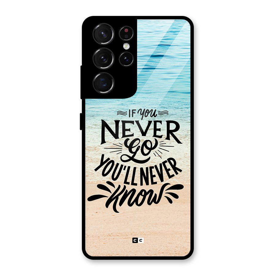 Will Never Know Glass Back Case for Galaxy S21 Ultra 5G