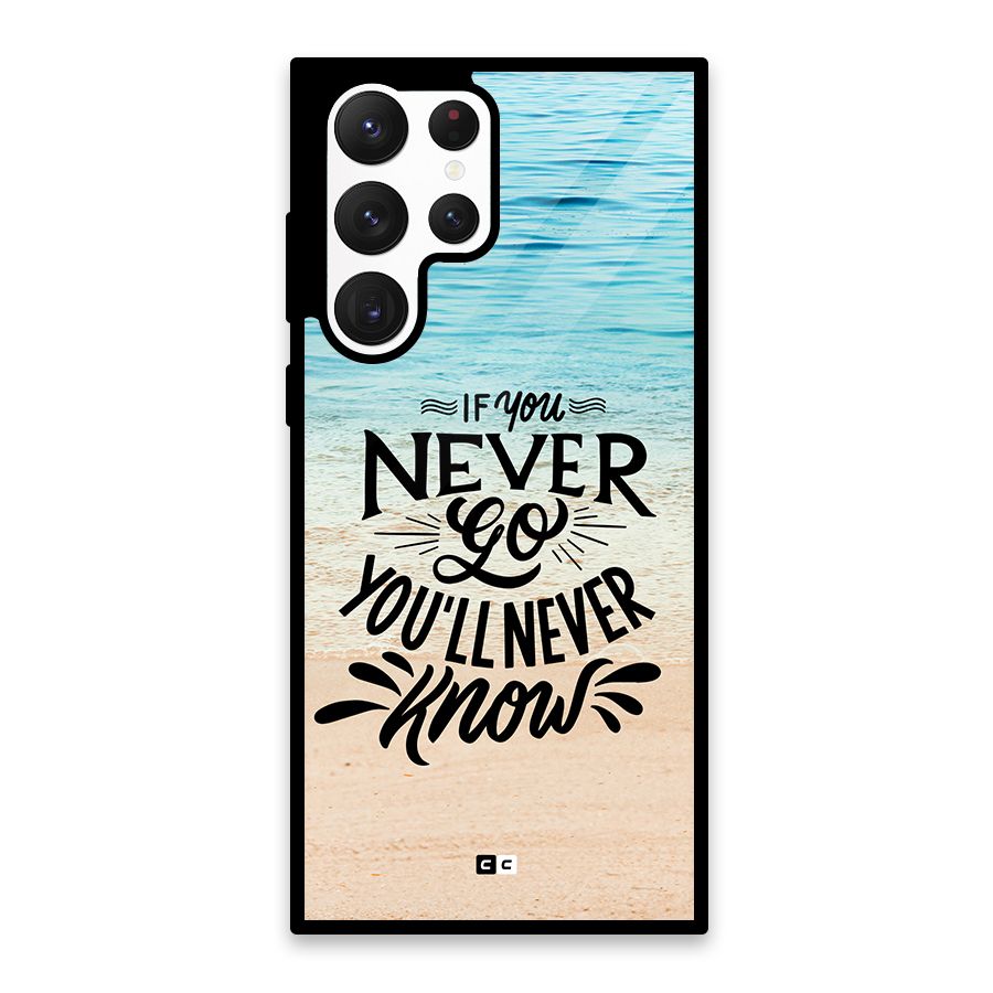 Will Never Know Glass Back Case for Galaxy S22 Ultra 5G