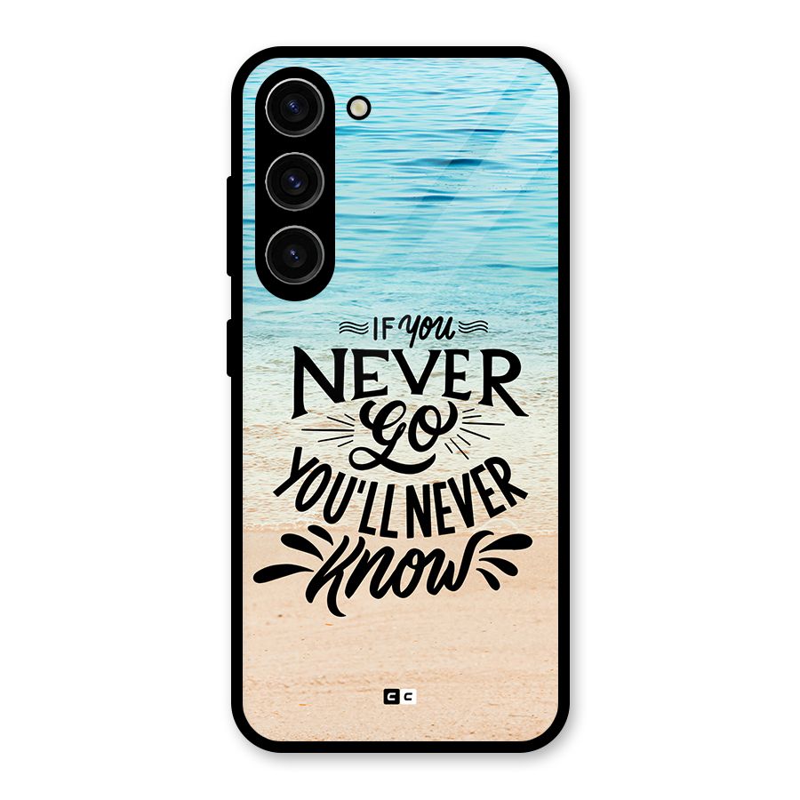 Will Never Know Glass Back Case for Galaxy S23