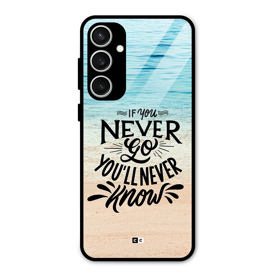 Will Never Know Glass Back Case for Galaxy S23 FE