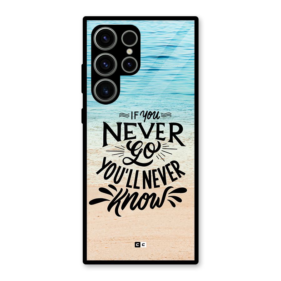 Will Never Know Glass Back Case for Galaxy S23 Ultra