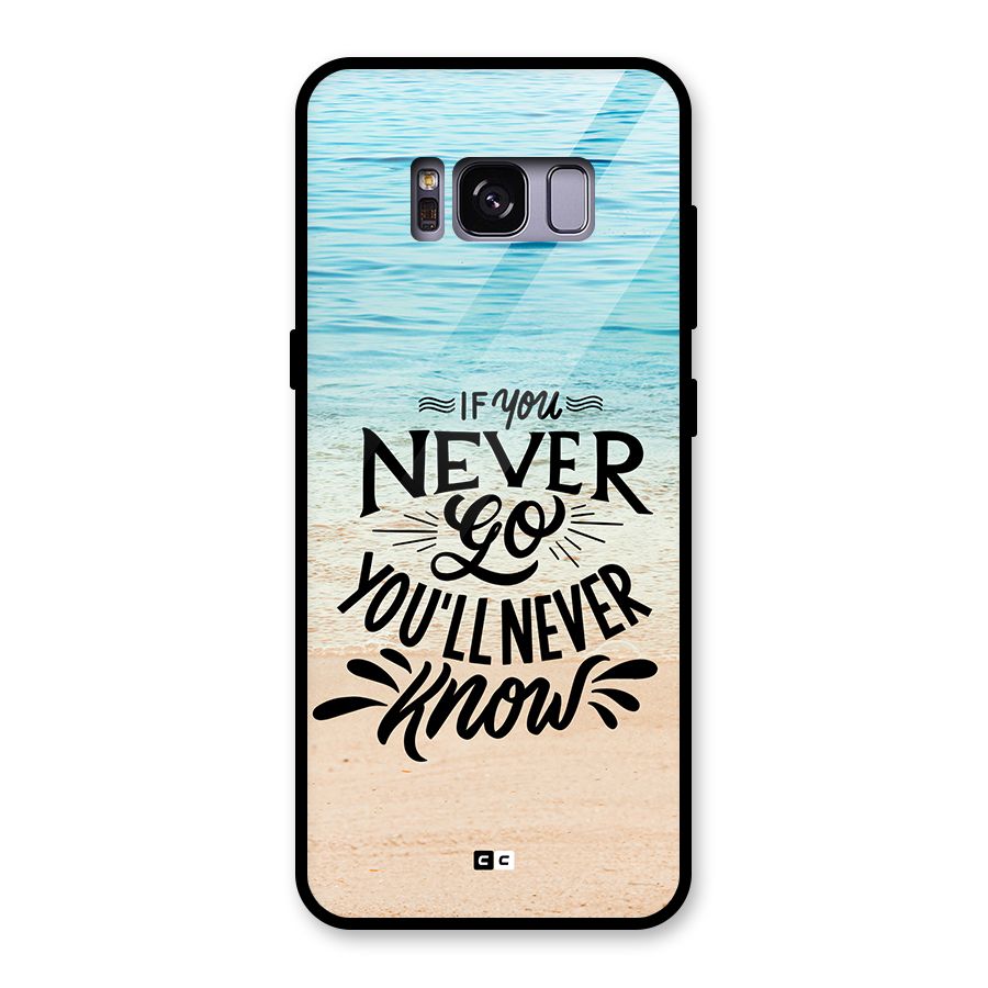 Will Never Know Glass Back Case for Galaxy S8