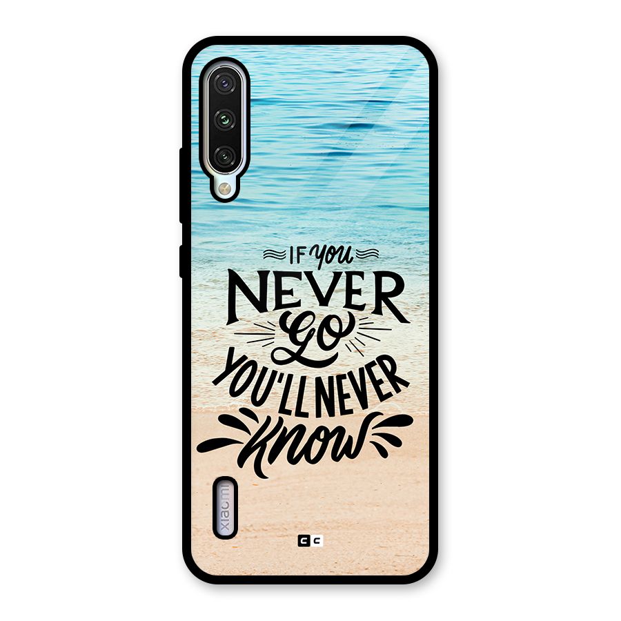 Will Never Know Glass Back Case for Mi A3