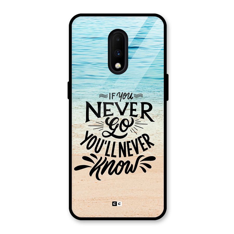 Will Never Know Glass Back Case for OnePlus 7