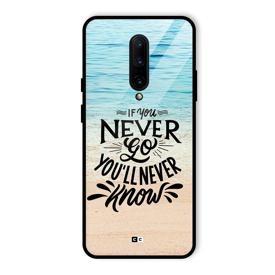 Will Never Know Glass Back Case for OnePlus 7 Pro