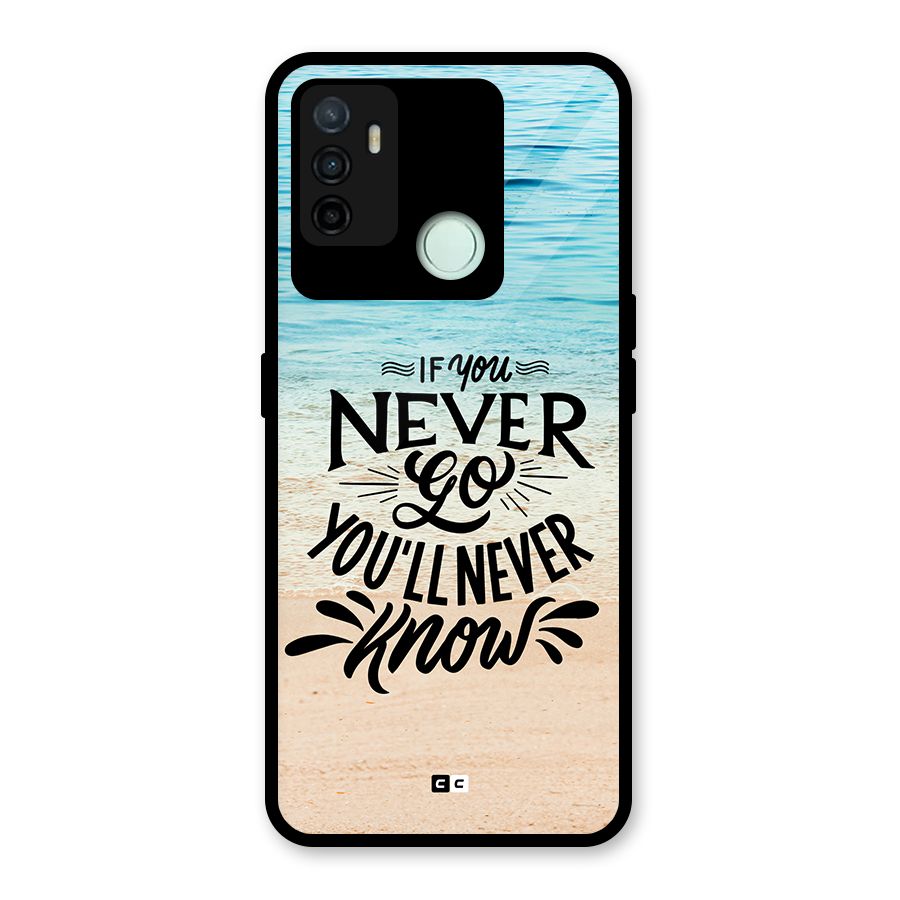 Will Never Know Glass Back Case for Oppo A53