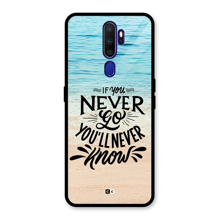 Will Never Know Glass Back Case for Oppo A9 (2020)