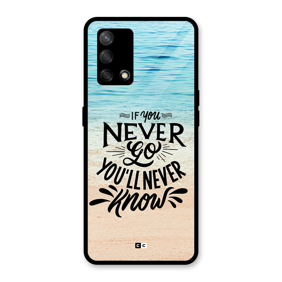 Will Never Know Glass Back Case for Oppo F19