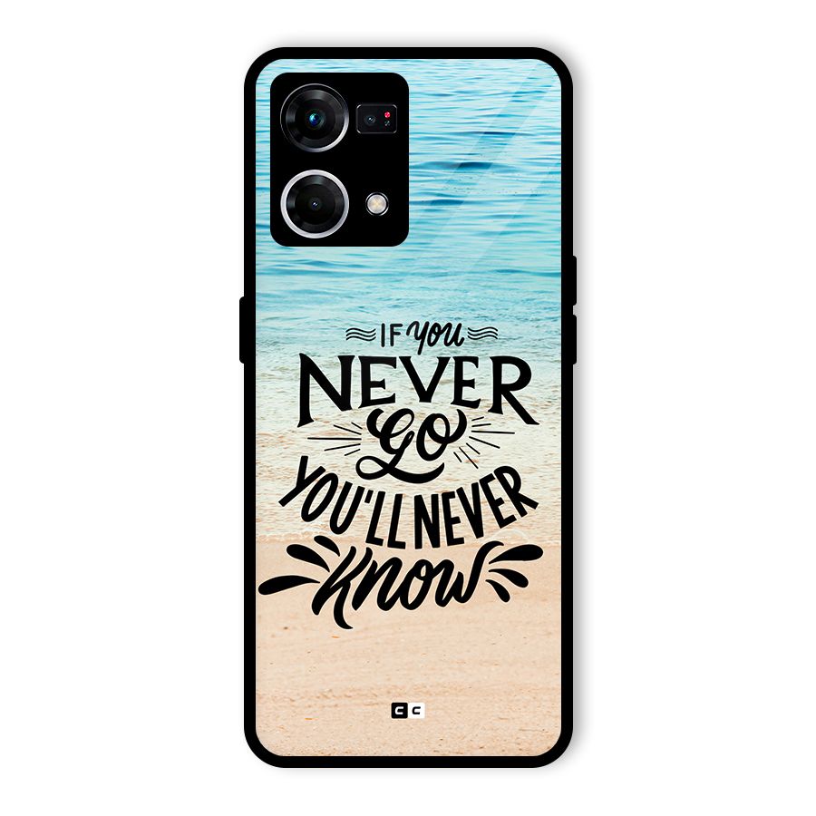 Will Never Know Glass Back Case for Oppo F21 Pro 5G