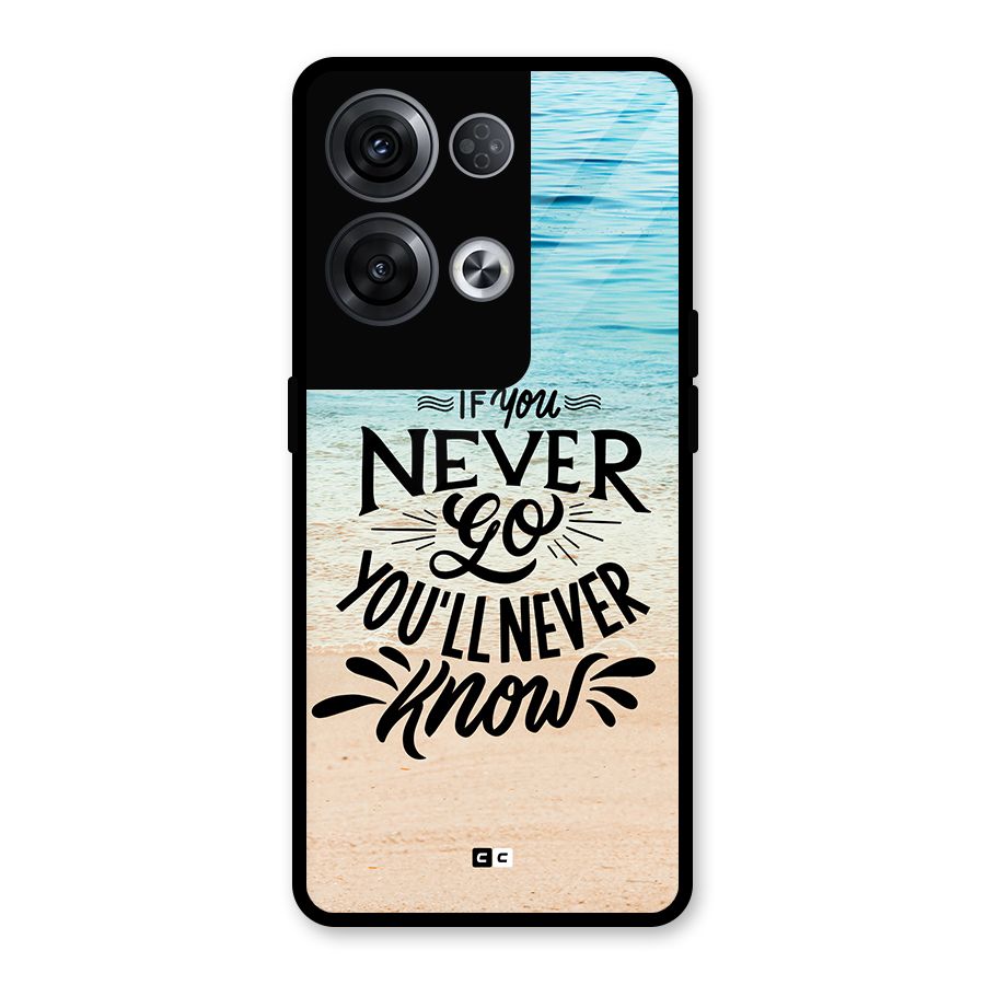 Will Never Know Glass Back Case for Oppo Reno8 Pro 5G