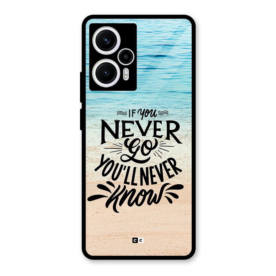 Will Never Know Glass Back Case for Poco F5