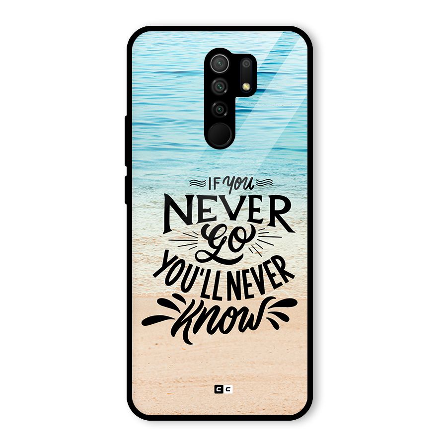 Will Never Know Glass Back Case for Poco M2