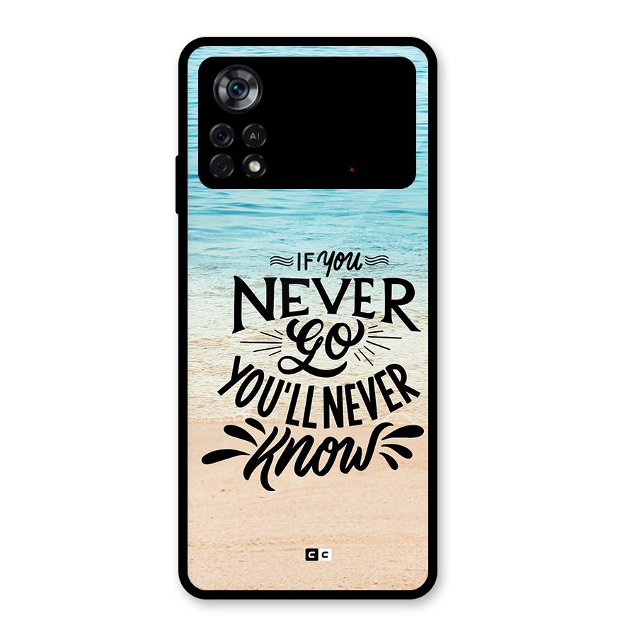 Will Never Know Glass Back Case for Poco X4 Pro 5G