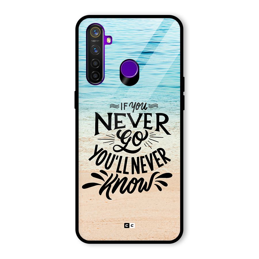 Will Never Know Glass Back Case for Realme 5 Pro