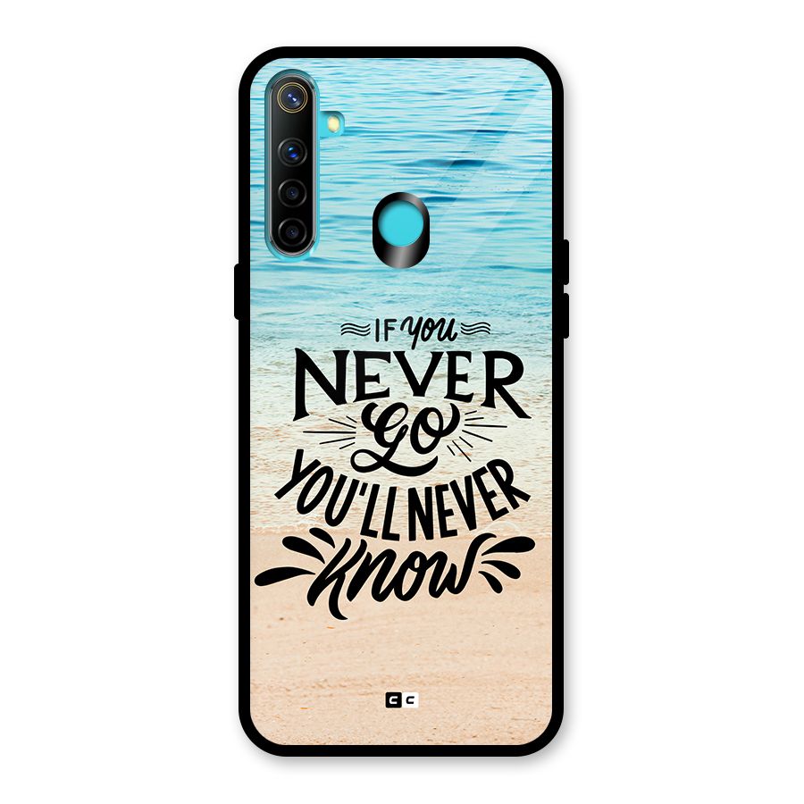 Will Never Know Glass Back Case for Realme 5i